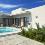Vooraanzicht Nieuwbouw Villa Te koop in Daya Nueva in Spanje, gelegen aan de Costa Blanca-Zuid