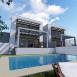 Vooraanzicht Nieuwbouw Villa Te koop in Moraira in Spanje, gelegen aan de Costa Blanca-Noord