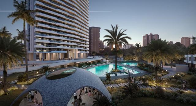 Nieuwbouw Appartement Te koop in Benidorm in Spanje, gelegen aan de Costa Blanca-Noord