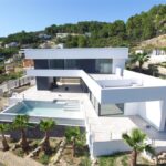 Bovenaanzicht van Nieuwbouw Villa Te koop in Javea in Spanje, gelegen aan de Costa Blanca-Noord