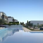 Gemeenschappelijk zwembad van Nieuwbouw Huis Te koop in Estepona in Spanje, gelegen aan de Costa del Sol-West