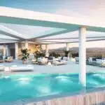 Zwembad en terras van Nieuwbouw Appartement Te koop in Canet d'En Berenguer in Spanje, gelegen aan de Costa de Valencia