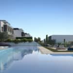 Gemeenschappelijk zwembad van Nieuwbouw Huis Te koop in Estepona in Spanje, gelegen aan de Costa del Sol-West