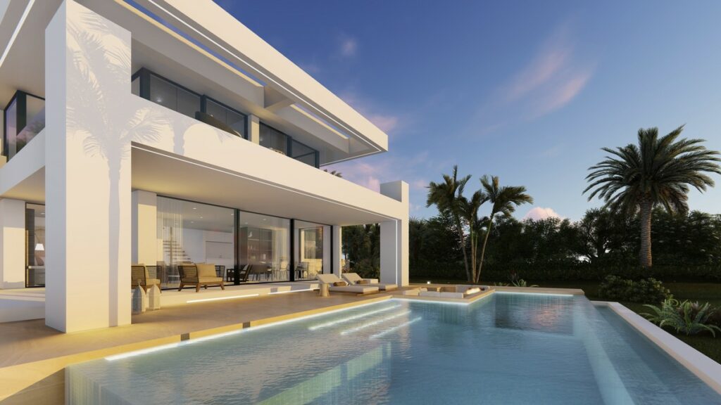 Nieuwbouw Villa Te koop in New Golden Mile in Spanje, gelegen aan de Costa del Sol-West