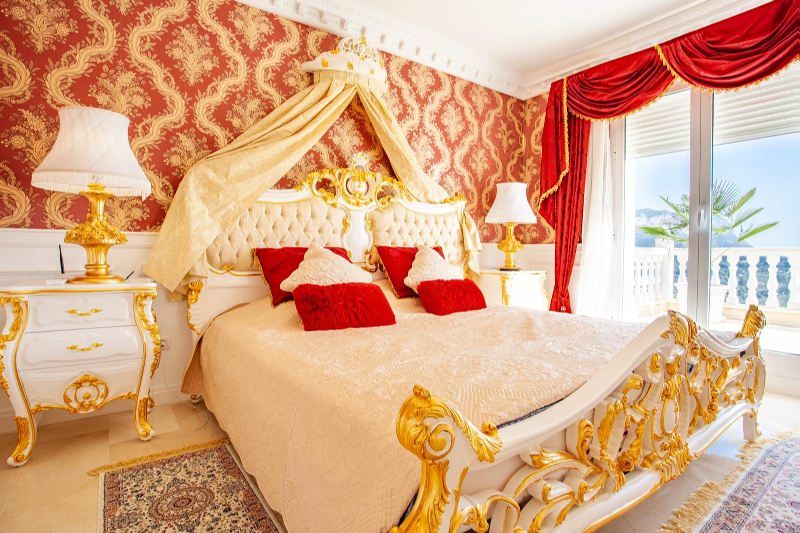 Slaapkamer van luxe Villa Te koop in Pedreguer in Spanje, gelegen aan de Costa Blanca-Noord