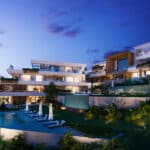 Vooraanzicht van Nieuwbouw Project in Marbella in Spanje, gelegen aan de Costa del Sol-West