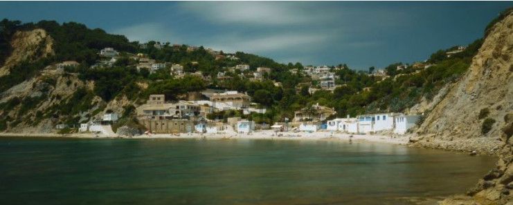 Zicht op de baai van Nieuwbouw Villa Te koop in Javea in Spanje, gelegen aan de Costa Blanca-Noord