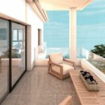Terras met zeezicht van Nieuwbouw Huis Te koop in Altea in Spanje, gelegen aan de Costa Blanca-Noord