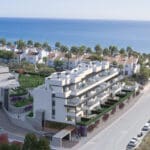 Bovenaanzicht van Nieuwbouw Appartementen complex Te koop in Mijas in Spanje, gelegen aan de Costa del Sol-Centro