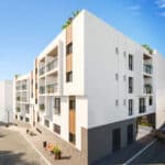Vooraanzicht gebouw met Nieuwbouw Appartementen Te koop in Estepona in Spanje, gelegen aan de Costa del Sol-West