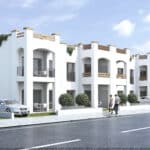 Vooraanzicht Nieuwbouw Appartementen Te koop in Lorca (30800) in Spanje, gelegen aan de Costa Cálida