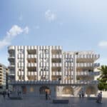 Vooraanzicht van gebouw met Nieuwbouw Appartement Te koop in Torrevieja in Spanje, gelegen aan de Costa Blanca-Zuid