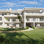 Vooraanzicht Nieuwbouw Appartementen Te koop in Casares (29690) in Spanje, gelegen aan de Costa del Sol-West