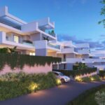 Vooraanzicht Nieuwbouw Appartementen Te koop in Manilva in Spanje, gelegen aan de Costa del Sol-West