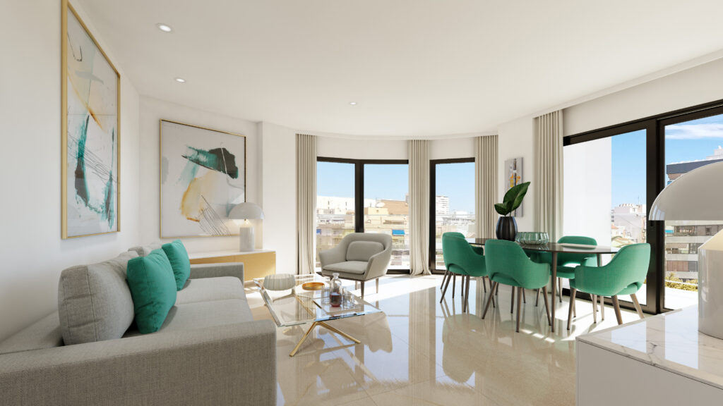 Nieuwbouw Appartement Te koop in Alicante in Spanje, gelegen aan de Costa Blanca-Zuid