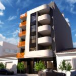 Vooraanzicht van nieuwbouw appartementen in Torrevieja in Spanje, gelegen aan de  Costa Blanca-Zuid