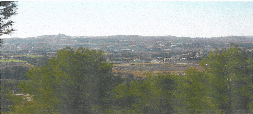 Panoramisch zicht van resale grondstuk in Javea in Spanje, gelegen aan de  Costa Blanca-Noord