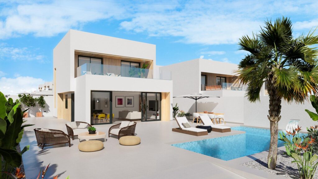 Nieuwbouw Villa Te koop in Aguilas in Spanje, gelegen aan de Costa Cálida
