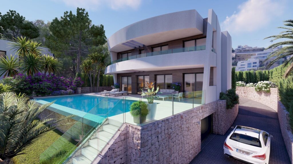 Nieuwbouw Villa Te koop in Moraira in Spanje, gelegen aan de Costa Blanca-Noord