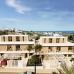 Luchtfoto van nieuwbouw huis in Estepona in Spanje, gelegen aan de  Costa del Sol-West