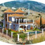 Luchtfoto van resale villa in Archez in Spanje, gelegen aan de  Costa del Sol-Oost