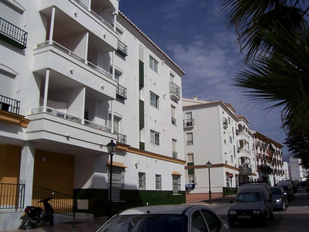 Vooraanzicht van resale appartementen in Torrox in Spanje, gelegen aan de  Costa del Sol-Oost